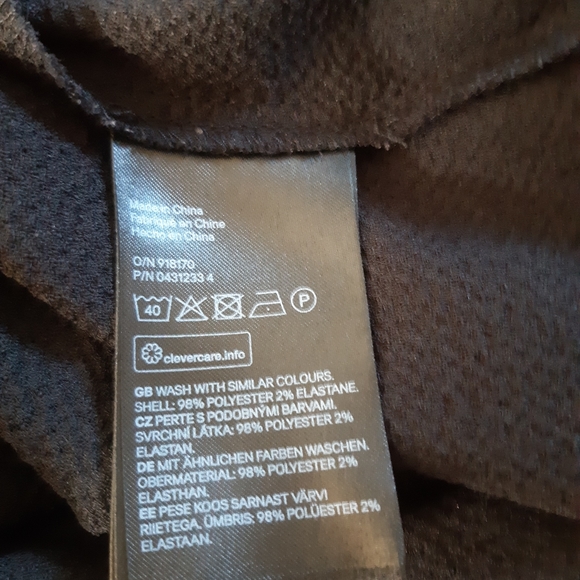 H&M Blouse XS Black - Picture 3 of 3